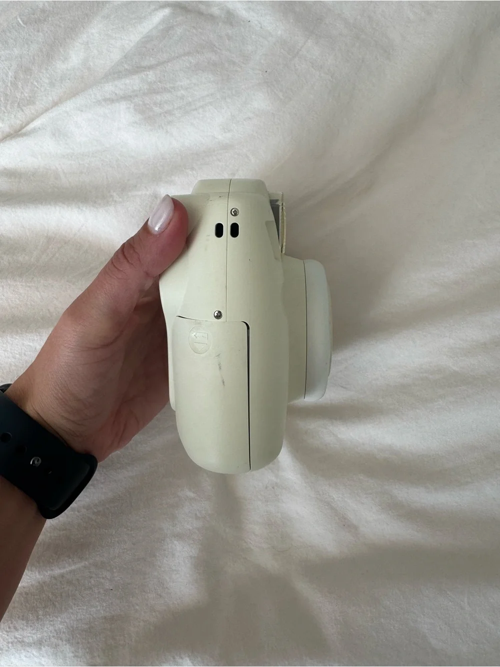 Instax Mini 8 Instant Camera in Cream and White Accents